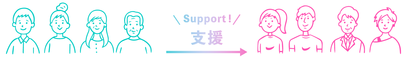 誰を支援するのか